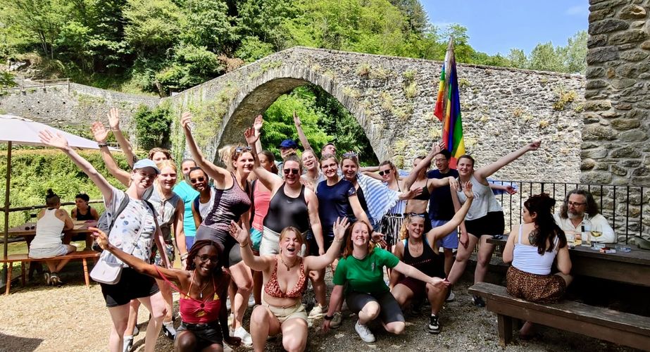 Groepsfoto vallei van Lima